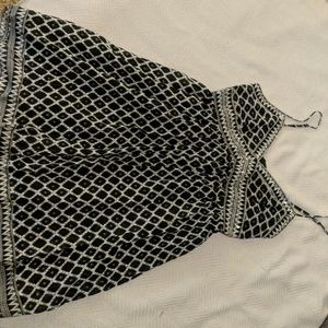 Black and grey dress